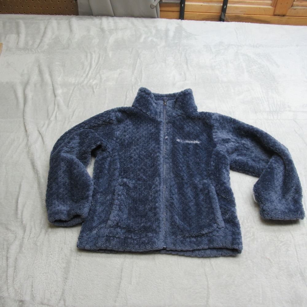 Columbia Jacket Girls XXS 4/5 Blue Bugaboo II Interchange 3in1 Inner Fleece SOFT